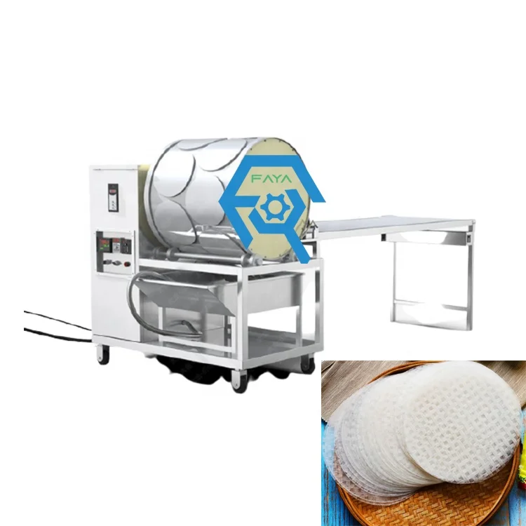 Automatic Spring Roll Machine Maker Lumpia Wrapper Skin Maker Egg Roll Wrapper Machine