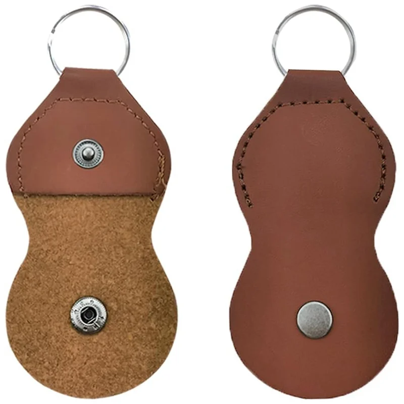 PU Leather Guitar Pick Holder Keychain Guitar Pick Holder Case Bag Guitar Player Gifts