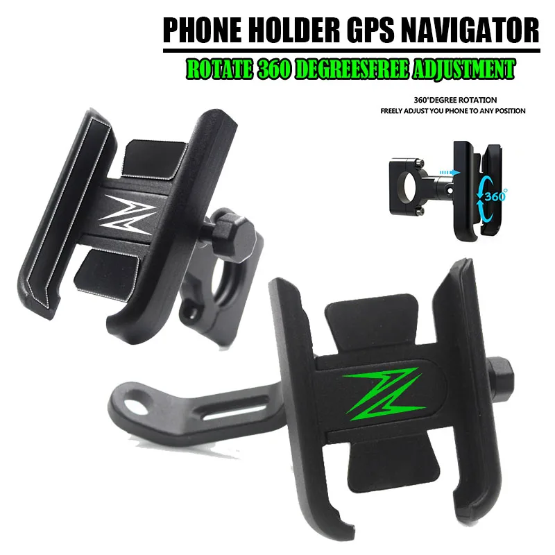 

Для Z250 Z300 Z400 Z500 Z650 Z750 Z800 Z900/RS Z1000 ER-6N Z H2 Мотоциклетный руль с ЧПУ, держатель мобильного телефона, GPS-подставка, кронштейн