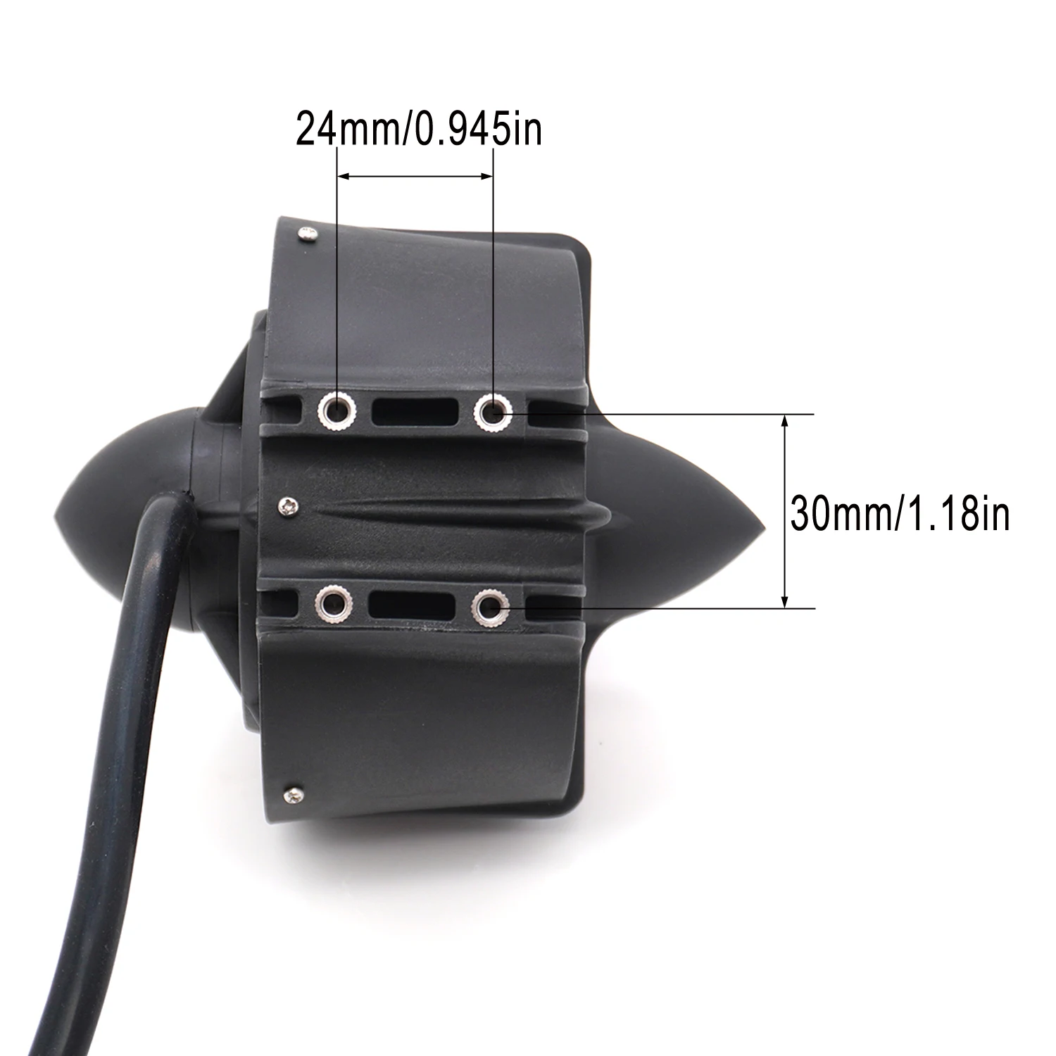 YSIDO Propulsore Subacqueo 12-24V 6.2KG Spinta CCW CW con Supporto Per Kayak Marini Paddle Tavole Tavole Da Surf Gommone ROV