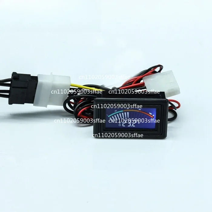 2PCS WDXS-ZZ Pointer-Type Computer Water-Cooled Thermometer Dual Display Waterproof Probe 5V-24V