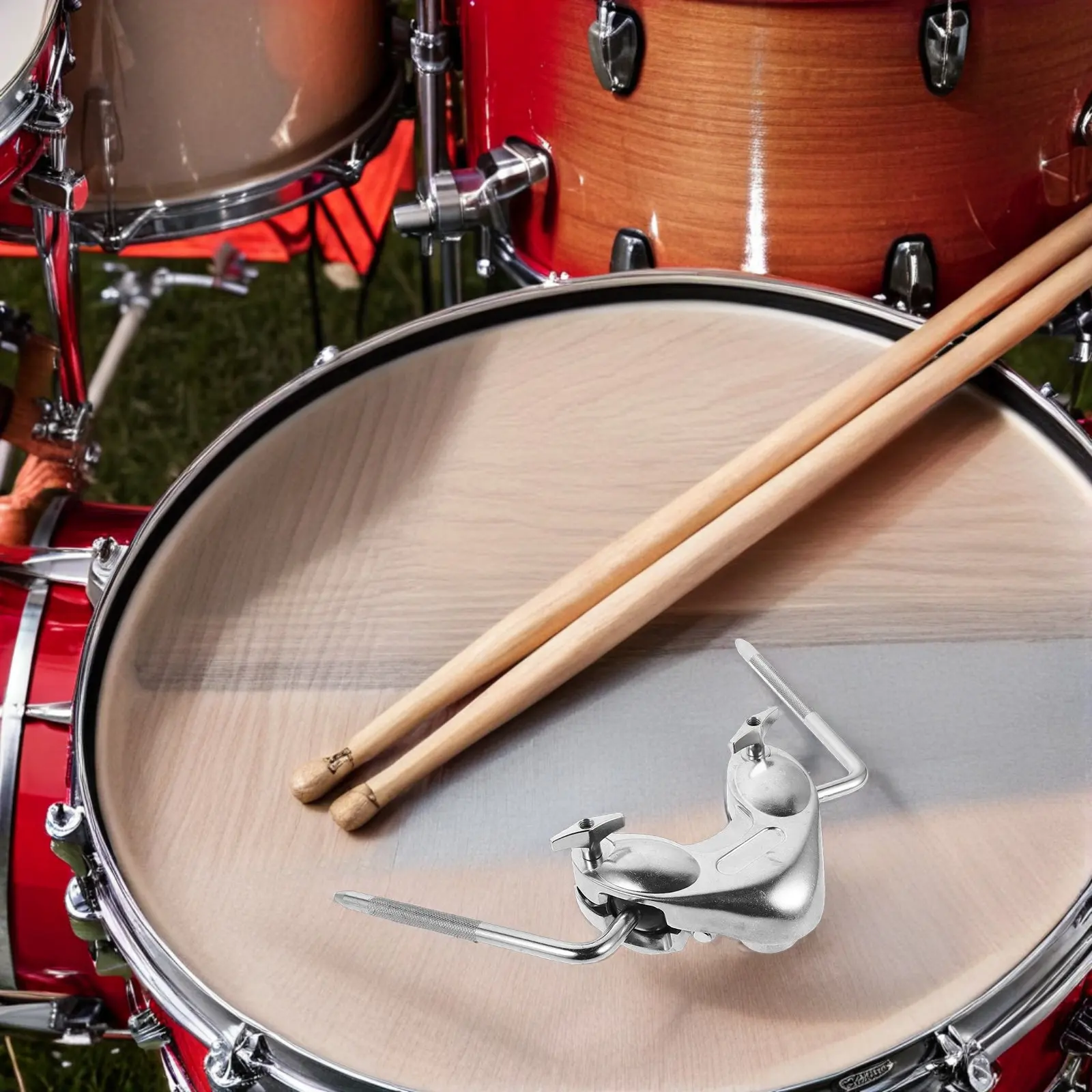 Drum Cymbal Stand Holder Halloween Christmas Drums Holder Drum Mount Accessory Drum Mounting Bracket Drum Accessories Clamp