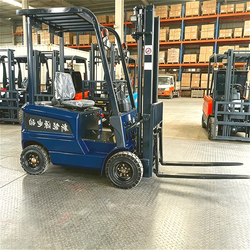 High Lift Mast 4 Wheel Electric Forklift 4 Ton With 6m Lifting Height For Tall Pallet Rack Warehouse High Bay Storage Customized
