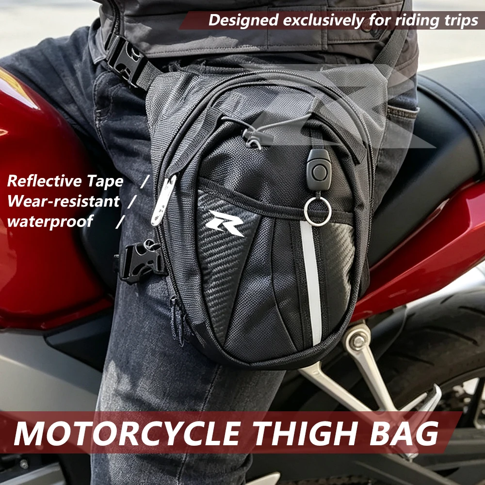 GSX-R1000 / GSX-R750 / GSX-R600 Leg Bag – Waterproof Motorcycle Thigh Pack, Drop Leg Pouch for Sport Riding & Track Day