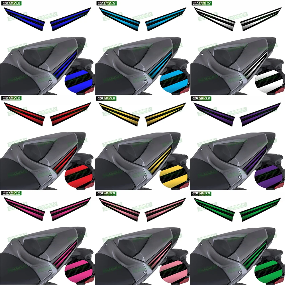 

Suitable for Yamaha R3 2015-2024 motorcycle rear tail fairing hump decal rear seat colorful waterproof reflective sticker
