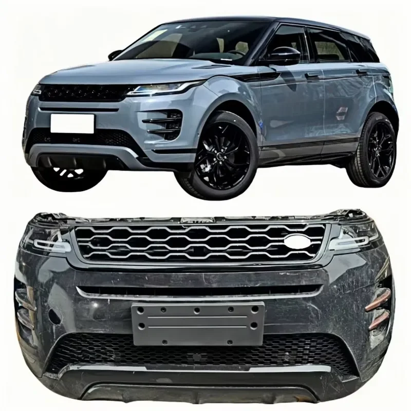 

For Evoque Front Bumper Heat Dissipation Fan ABS Plastic Auto Part Upgrade with Fog Light Exhaust and Screw-On Mounting