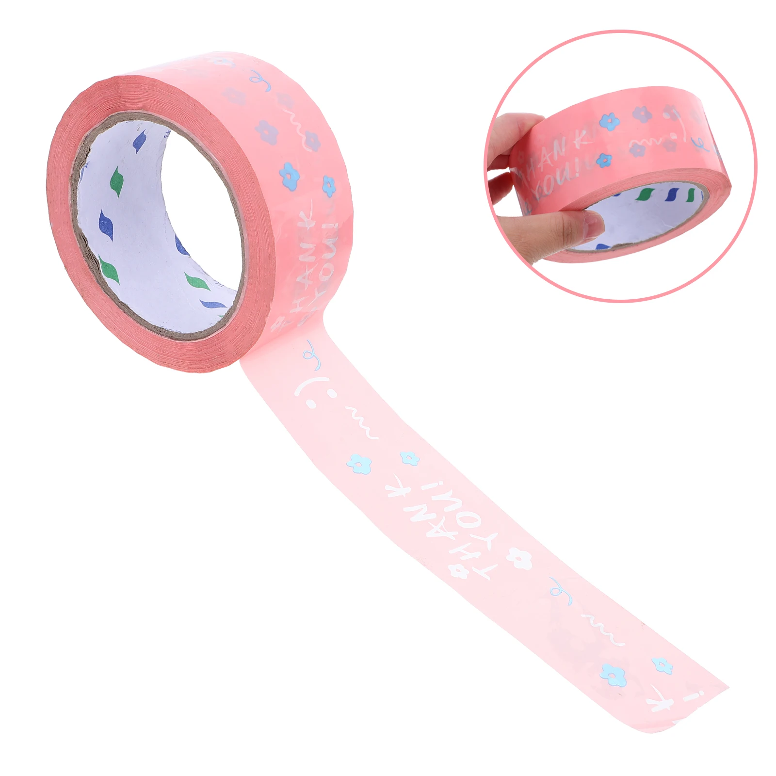 

Thank You Tape for Packing Sealing Decorative Boxes Bags Cartons Shipping Small Present Wrapping Strong Adhesion