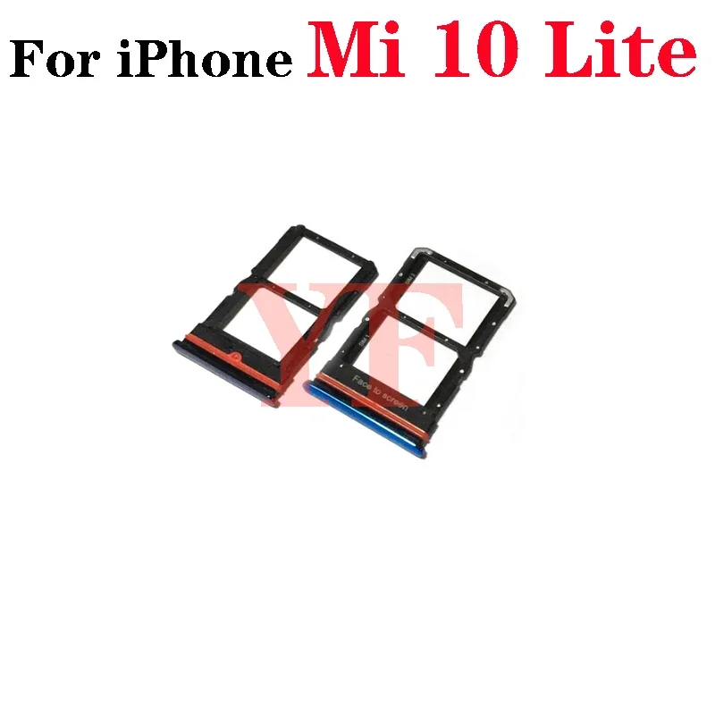 Sim Tray Holder For Xiaomi 10 Mi 10 Pro 10S Mi 10  Lite 10 ultra SIM Card Tray Slot Holder Adapter Socket