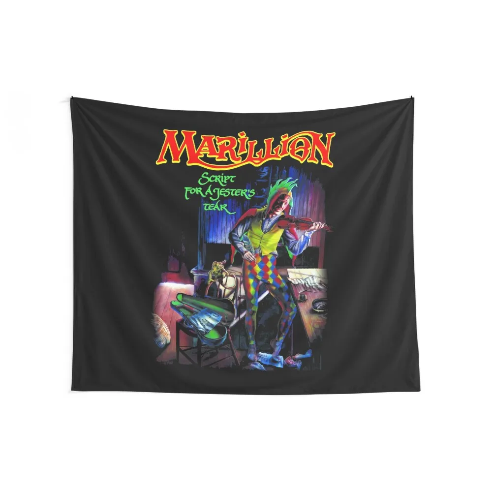 MARILLION Script for a Jester's Tear Essential Tapestry Aesthetic Room Decorations Hanging Wall Tapestry