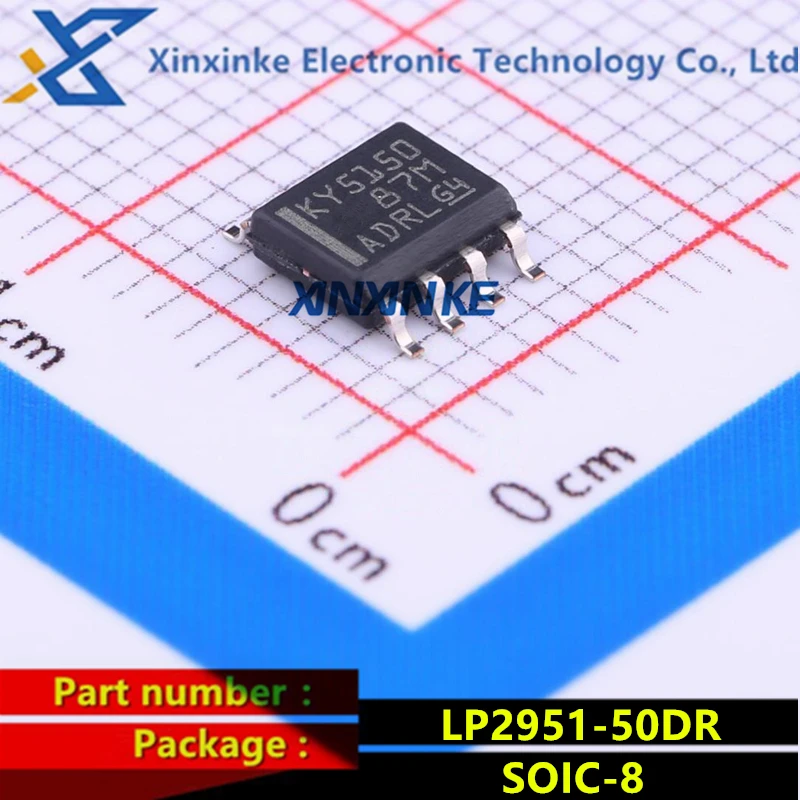 10PCS LP2951-50DR SOIC-8 Marking：KY5150 LDO Voltage Regulators Adjustable Micropwr Vltg Reg Power Management ICs