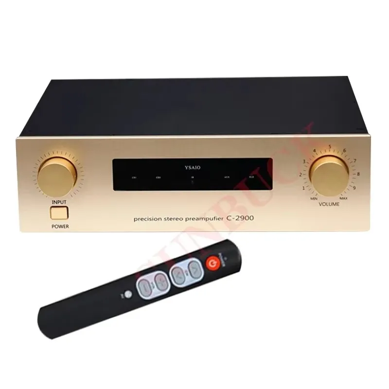 SUNBUCK C2900 Fully Symmetric Split Stereo Preamp HiFi XLR Balanced Class A Remote Control Audio Preamplifier Audio Amplifier