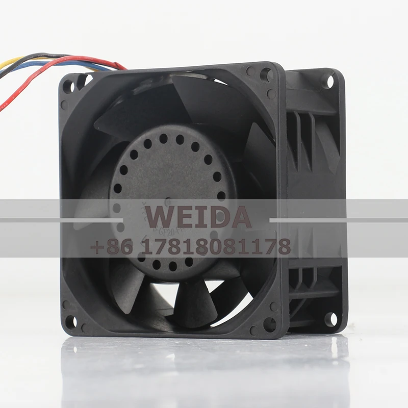 Cooling Fan New Delta 5V 24V 48V DC 12V 2.54A AC EC 8038 80X80X38MM Force Large air Volume Power boost Server PFR0812DHE-DC3Z