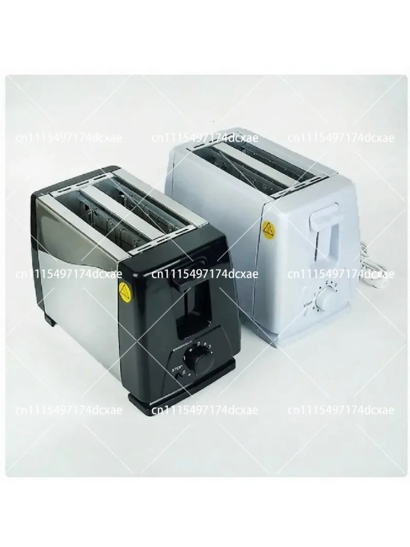 110V 220V Multi-function Toaster with Removable Crumb Tray, Double-Sided Heating, Double-Slot Toast Bread Maker for Breakfast