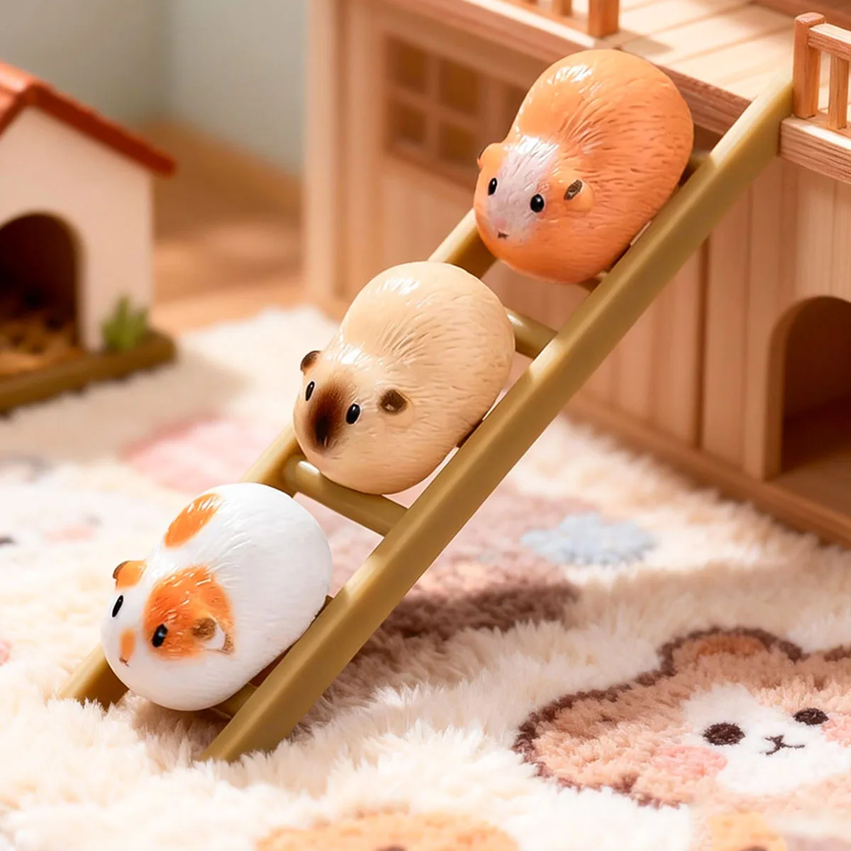 10-50 Stück Mini-Meerschweinchen-Figuren aus Kunstharz, Miniatur-Tierfiguren für Feengärten, Miniatur-Mooslandschaften, DIY-Bastelarbeiten – Detail 2