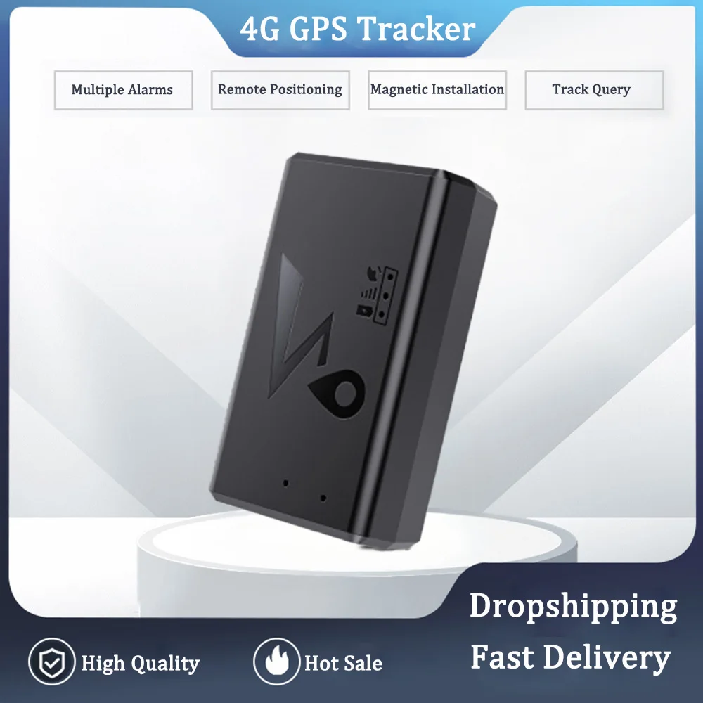 4G GPS Tracker Mini Real Time Car Tracking Device Anti-Lost Recording Trackers Vehicle Kids GPS Locator Wholesale Dropshipping