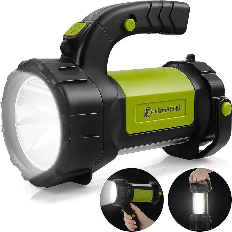 Potente lanterna da campeggio ricaricabile lampada a LED faretto portatile impermeabile luce da campeggio torce da pesca all\'aperto di emergenza