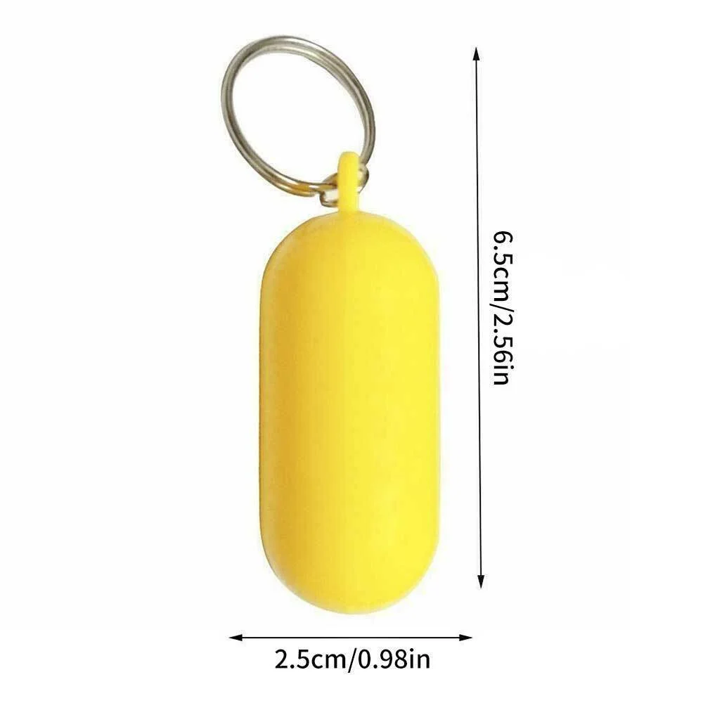 Anti-Lost Buoyant Keyring Kayak Floating Key Ring Finder Marine Sailing Boat Float Canal Keychain Water Sports Fish Float