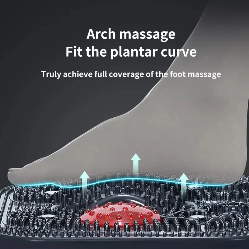 Whole body high frequency double helix vibration, multi-functional heating foot massage machine massager