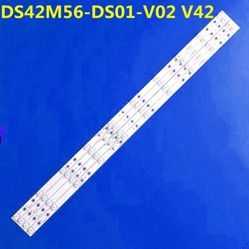 4PCS  LED Backlight strip for 5010N3-DS42M5600-01 DS42M56-DS01-V02 DSBJ-WG LED-42B350 T42BLV V420HJ2-P01