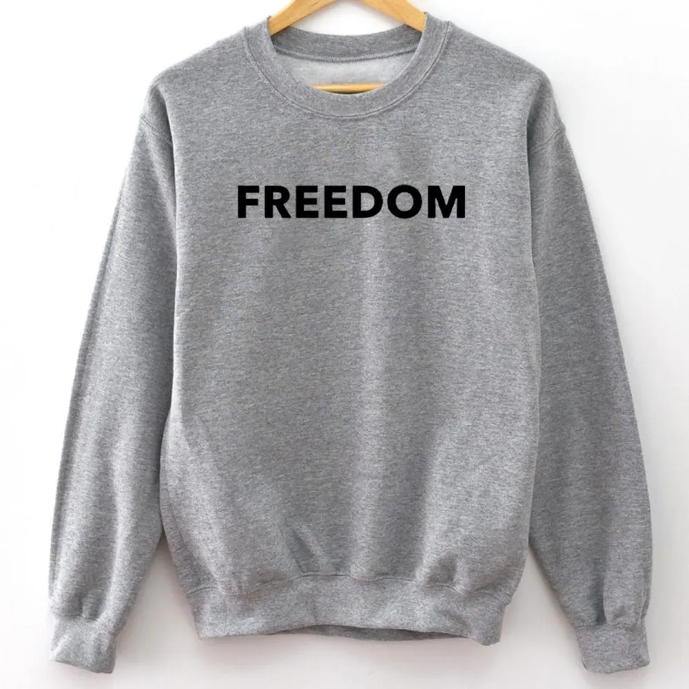FREEDOM Charlie Kirk Sweatshirt Unisex Free Speech Patriotic Love America Sweatshirt Hoodie Republican Unisex Hooded Sweatshirt