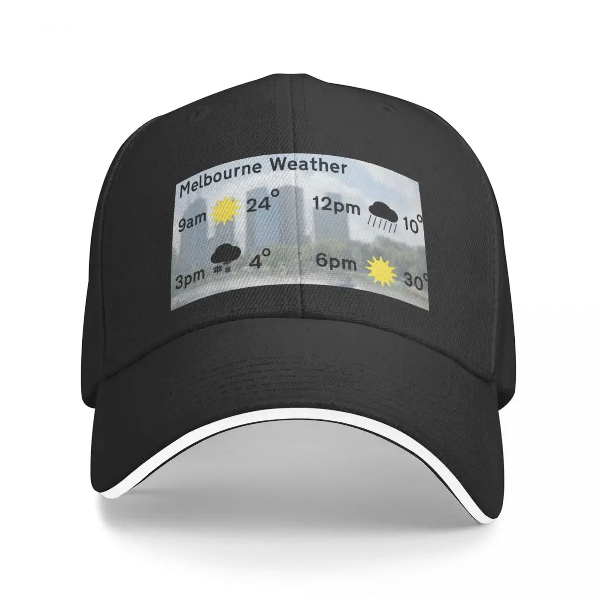 Melbourne Victoria Australia Weather forecast - changeable. Baseball Cap Hat Baseball Cap Golf Rave Men's Hats Women's