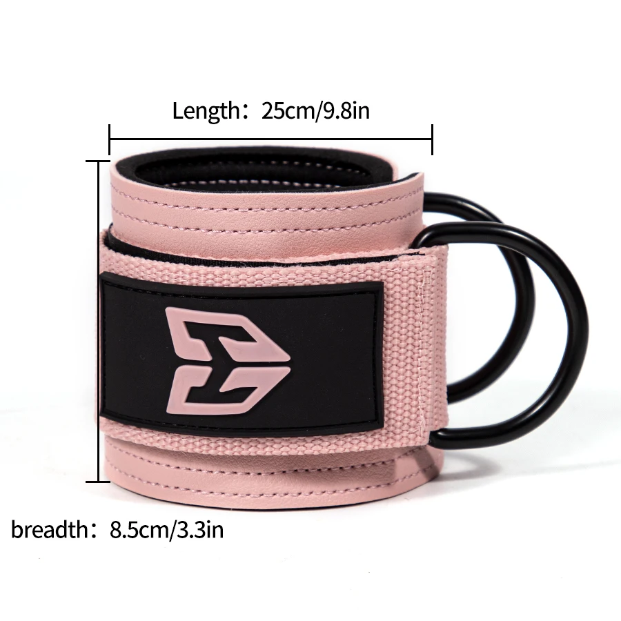 Fitness Ankle Straps Adjustable D-Ring Support Cuffs Gym Leg Strength Workouts Pulley With Buckle Sports Guard Safety Abductors