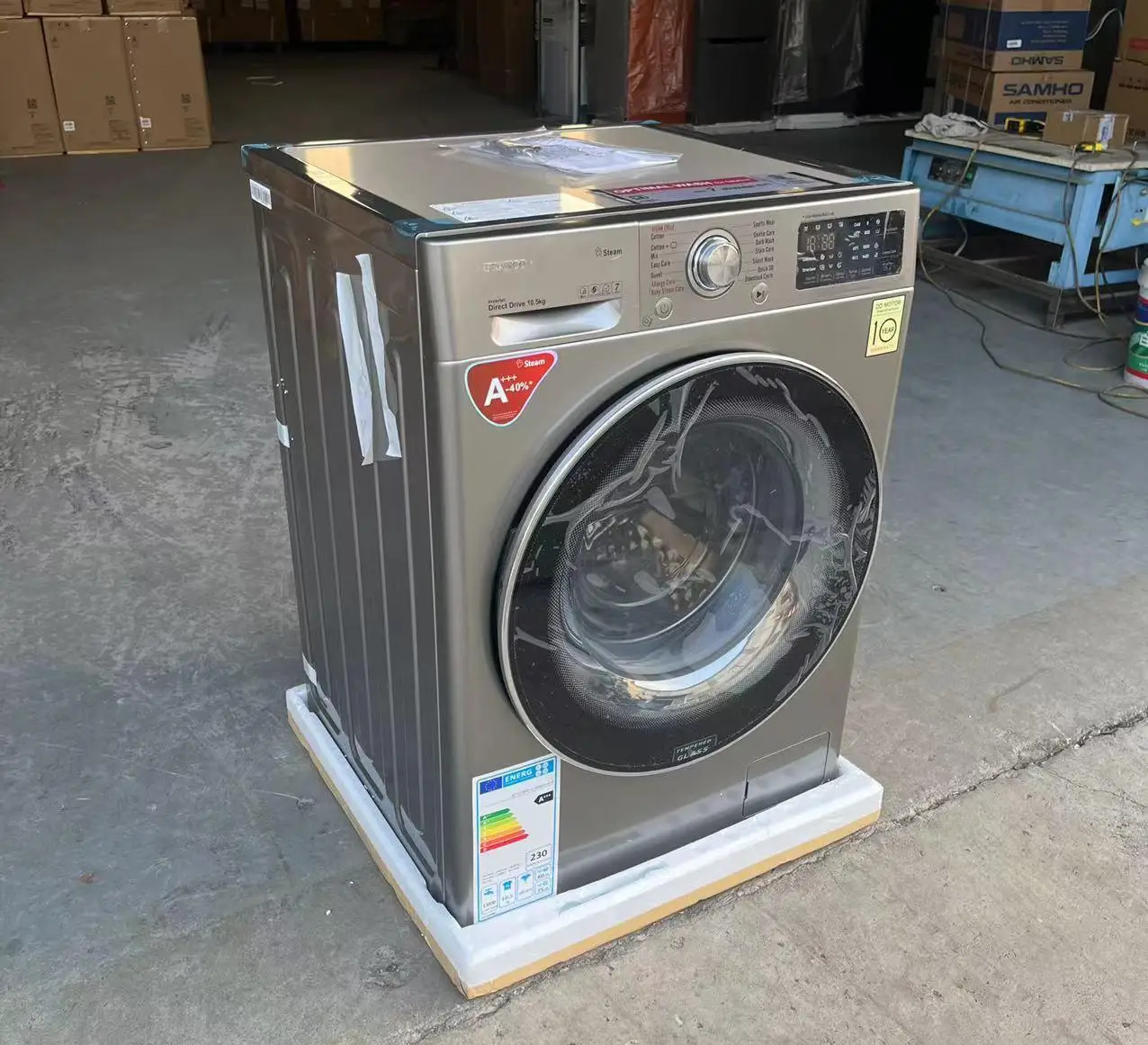 

American preference10.5kg Household Energy-saving Fully Automatic Drum Washing Machine with Drying Function Front Load Washing M