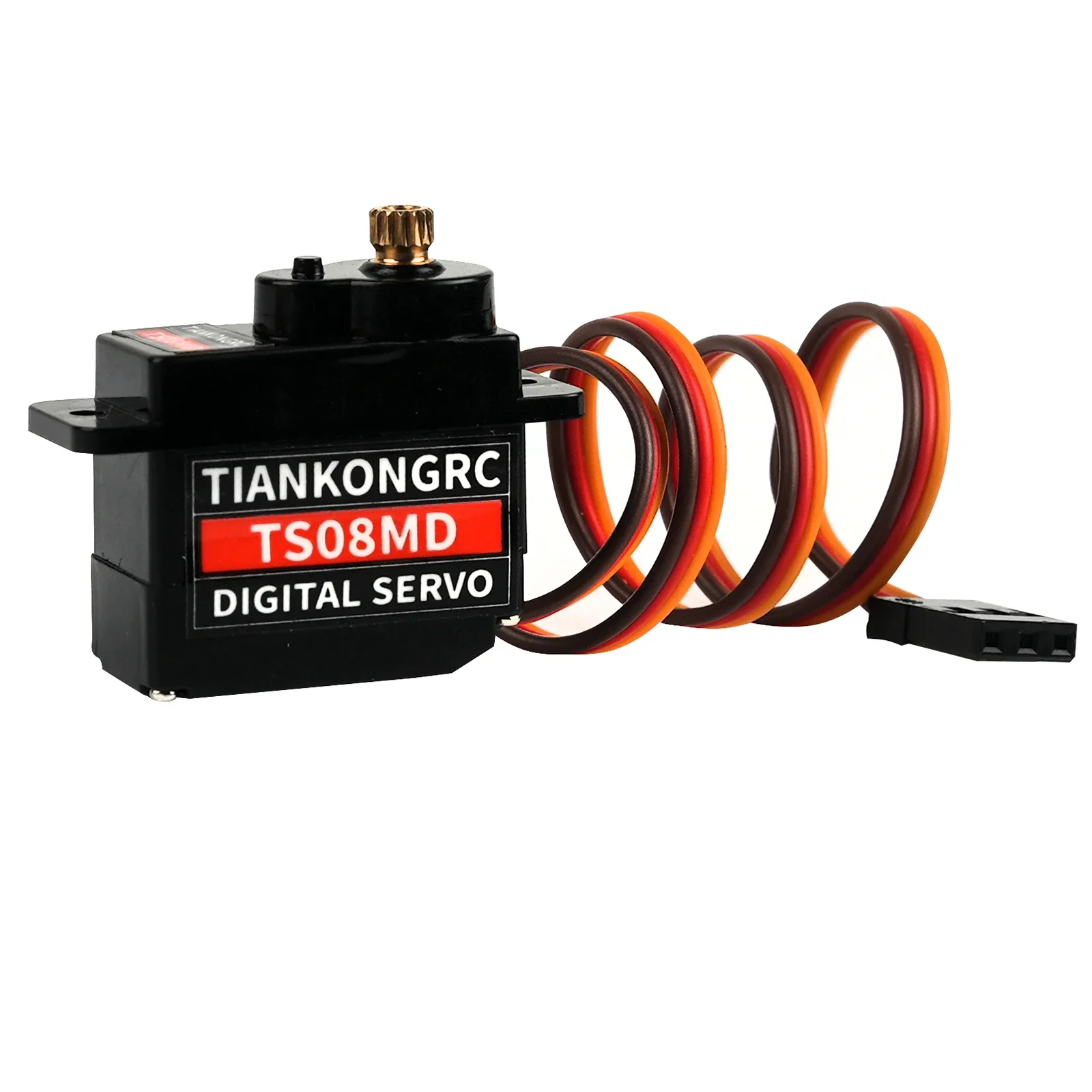 Micro Servo numérique 12g RC, pièces d'hélicoptère, Mini engrenage métallique TS08MD pour RC 250 450, hélicoptère, avion, voitures, bateau, Robet, jouets DIY