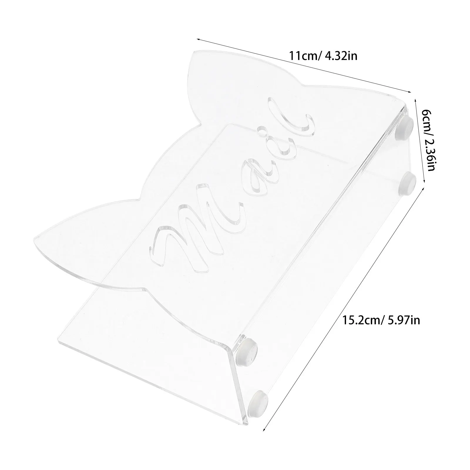 Clear Acrylic Organizer Desktop Letter Holder Envelope Sorter Bill File Document Postcard Desktop Office Supply