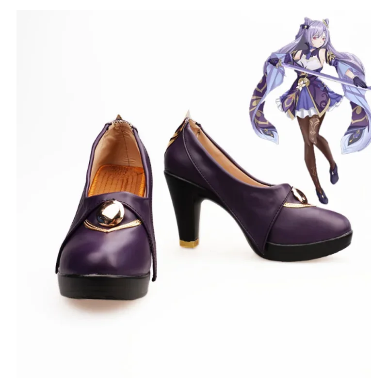 

Genshin Impact cos Keqing Heighten and restore comfortable shoes A