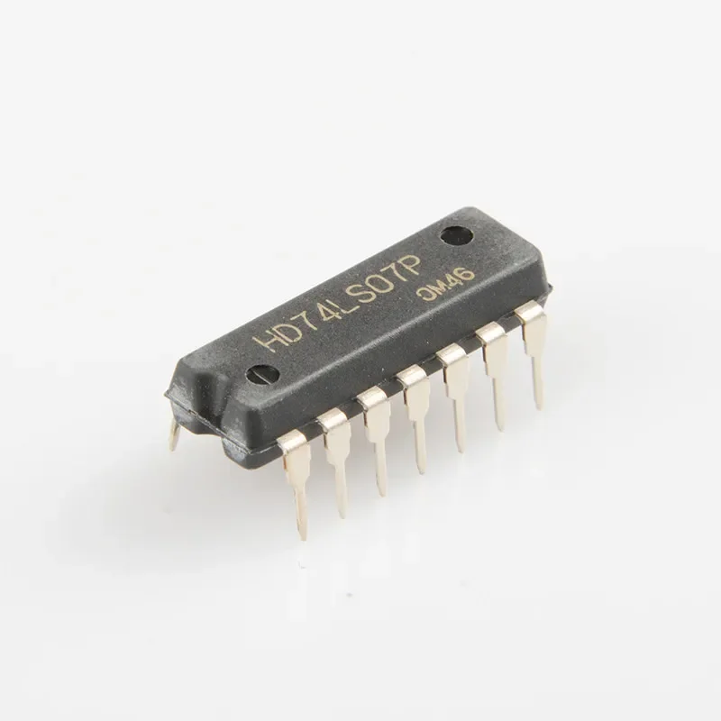 Original 10pcs SN74LS07N HD74LS07P 74LS07N SN74LS07 DIP-14 In-line, Buffer, Logic IC