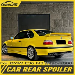 For 1990--2000 BMW 3 Series E36 M3 GT Sedan Coupe Spoiler High Quality ABS Plastic Gloss Black Spoiler Trunk Boot Wing Spoiler