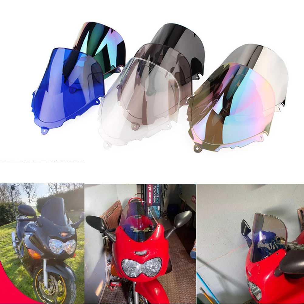 Motorcycle Windshield WindScreen For Suzuki GSX 600F GSX 750F Katana 600 750 F GSX600F GSX750F 1998-2008 1999 2002 2003 2004