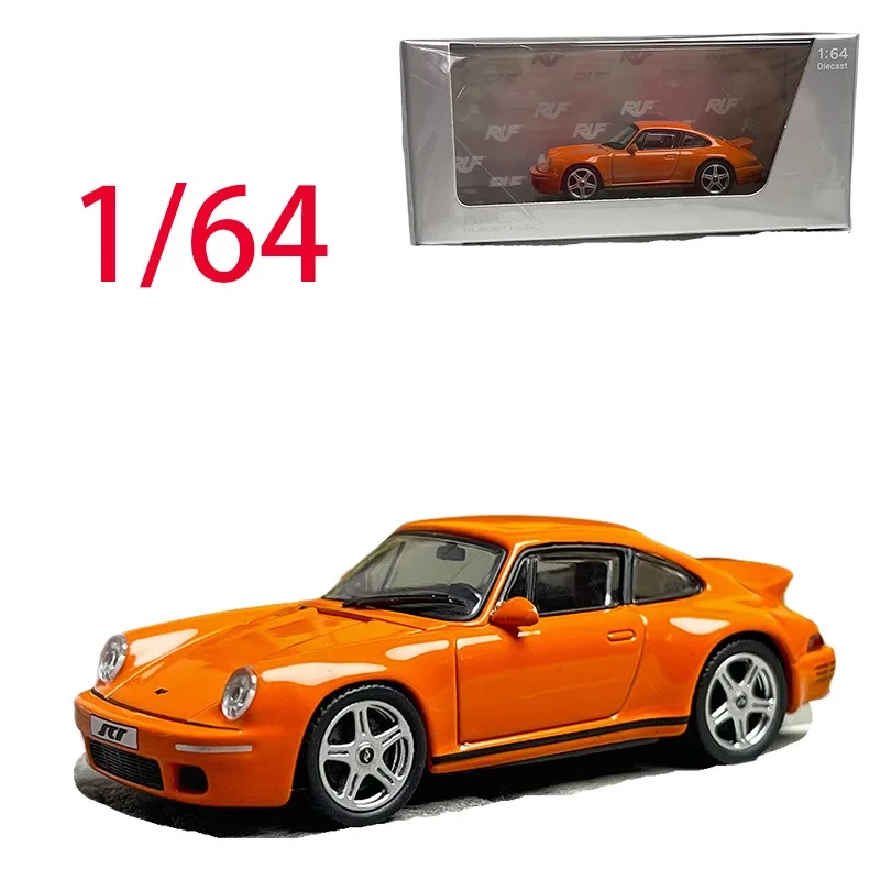 

Почти настоящий литой под давлением масштаб 1/64 модель автомобиля из сплава Porsche RUF SCR 2018, игровые транспортные средства, игрушки для мальчиков, оригинальное украшение коробки