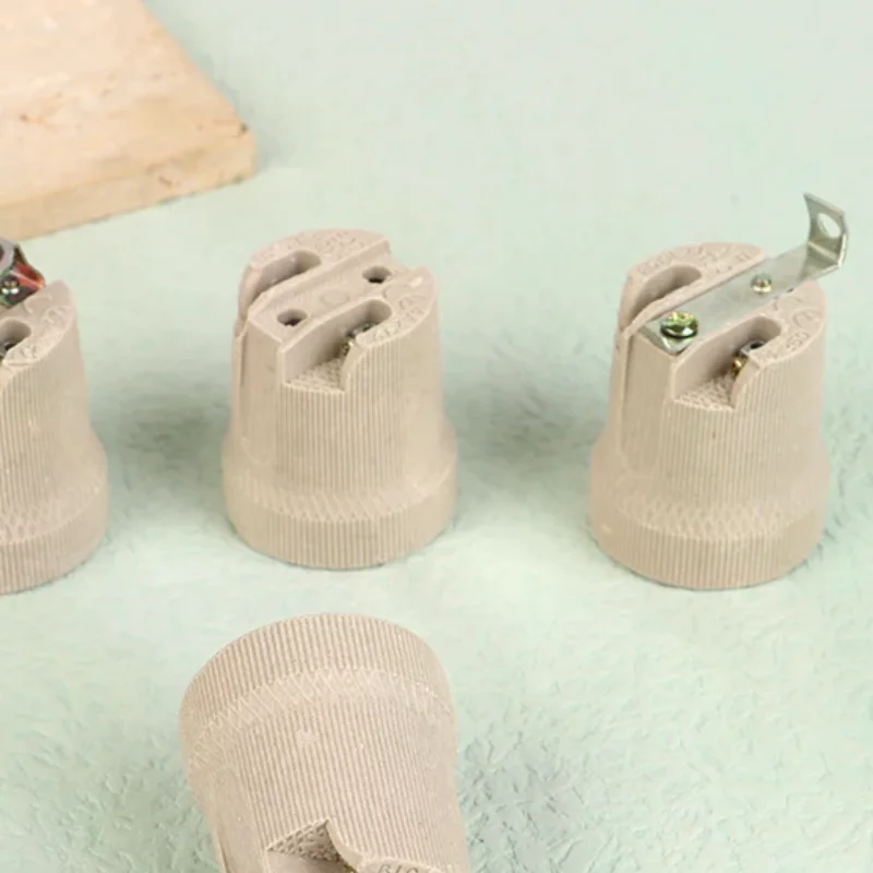 NEW SALE Lamp Base E27 Vintage Ceramic Lamp Fittings Socket Lamp Base Holder Accessory Fixing Bracket Large Screw Cap 250V 4A