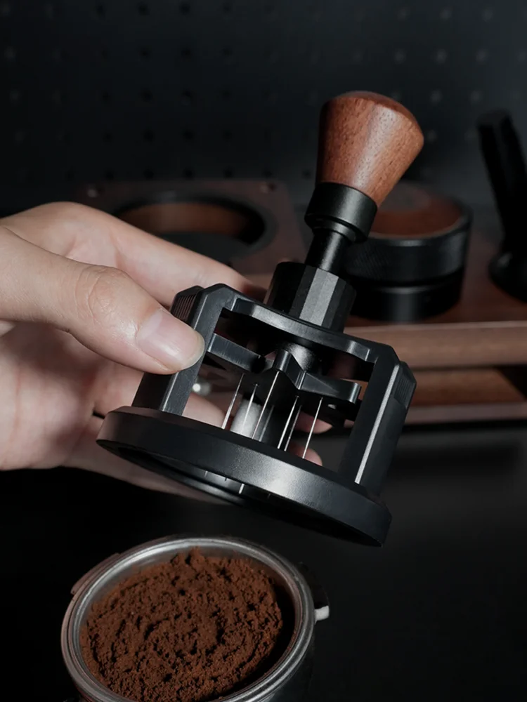 HiBREW Rotary 58 mm Espressorrührer Siebträger Verteiler Werkzeug Nadelverteiler magnetisch für Kaffeemaschine H10A H13 G5