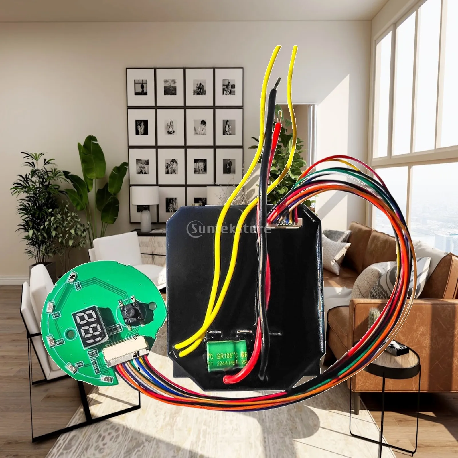 Car Washing Accessories Brushless Controller Panel Digital Display Control Board for High Pressure Cleaner with Battery