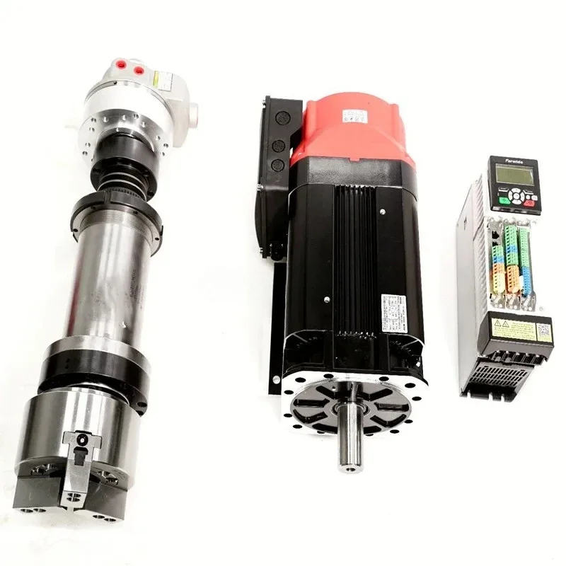 

A2-8 270mm Large Diameter 3000rpm High Speed CNC Lathe Spindle Set 86mm Bore Full Kit for Turning New Condition