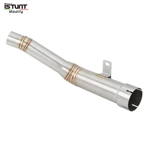 Motocicleta Escape Escape Mid Link Pipe, Silenciador Original, Deslizamento para Kawasaki ZX-10R, ZX10R, ZX 10R, 2021, 2022, 2024, Moto Connect 8 principais vendas ponteira kawasaki zx10r - №6