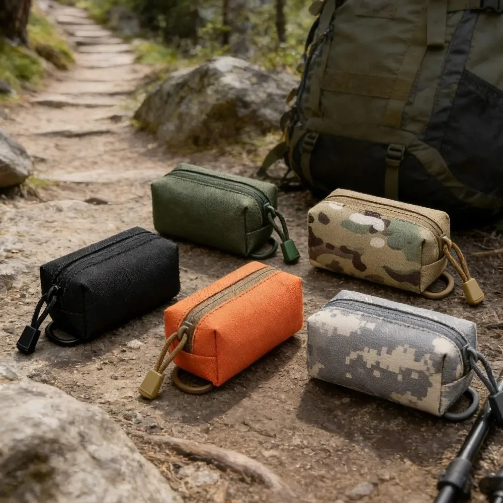New Belt Waist Pack Storage Bag Portable Key Organizer Outdoor Coin Purse Mini Tool Bag Men Pouch Hiking Camping