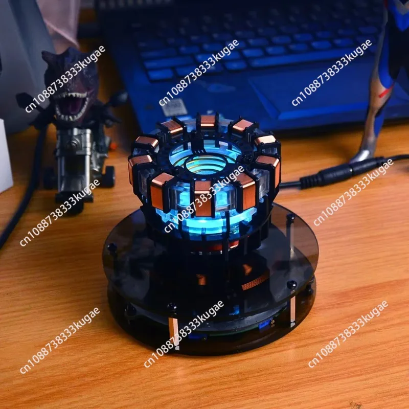 Magnetic levitation Iron Man office desktop creative black technology