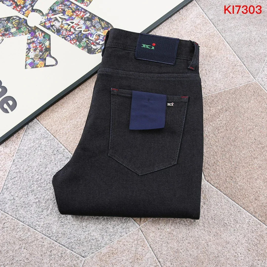 Blliyoss jeans masculino 2024 outono inverno novo confortável casual elástico de alta qualidade size29-40 calças compridas retas qualidade ferragem