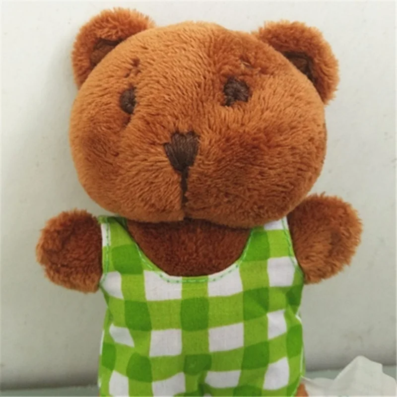 3 Pcs Batch Release Doll Dressing Bear Decoration Plush Toy Teddy Bear Doll Doll Pendant Baby Birthday Gift