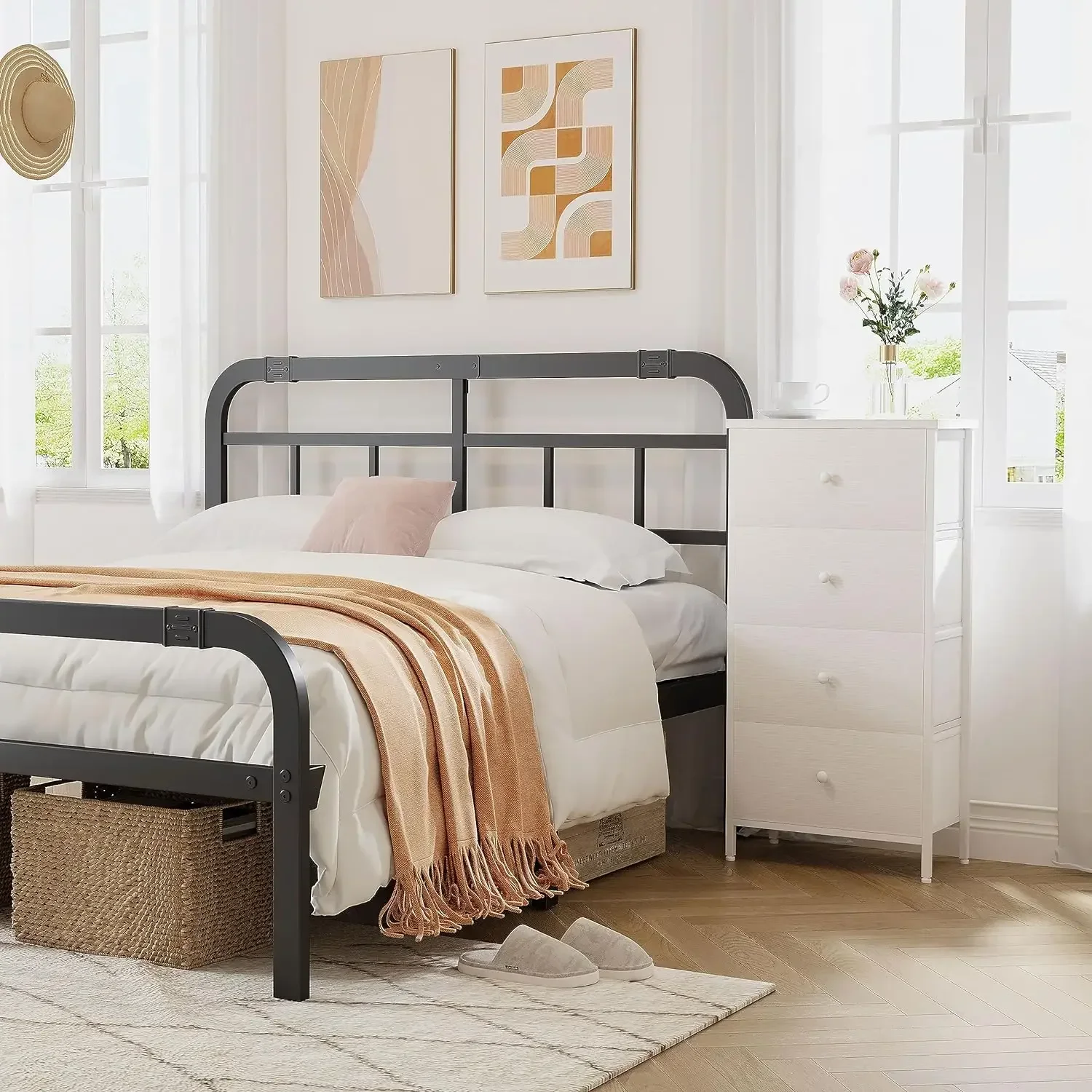 Small White Dresser for Bedroom,4/5 Drawer - Chests of Drawers Kids Organizer for Closet Adult Modern, Bedroom Furniture view 2
