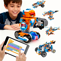 Apitor Robot Building Kit with 600 Pieces, 12-in-1 STEM Technic Coding Robotic Toys, DIY Electronic Monster Truck Building Kit