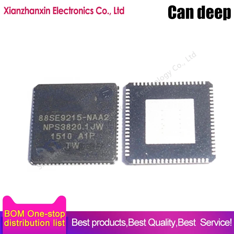 

1pcs/lot 88SE9215A1-NAA2C000 88SE9215-NAA2 88SE9215A1 QFN76 Ethernet chip