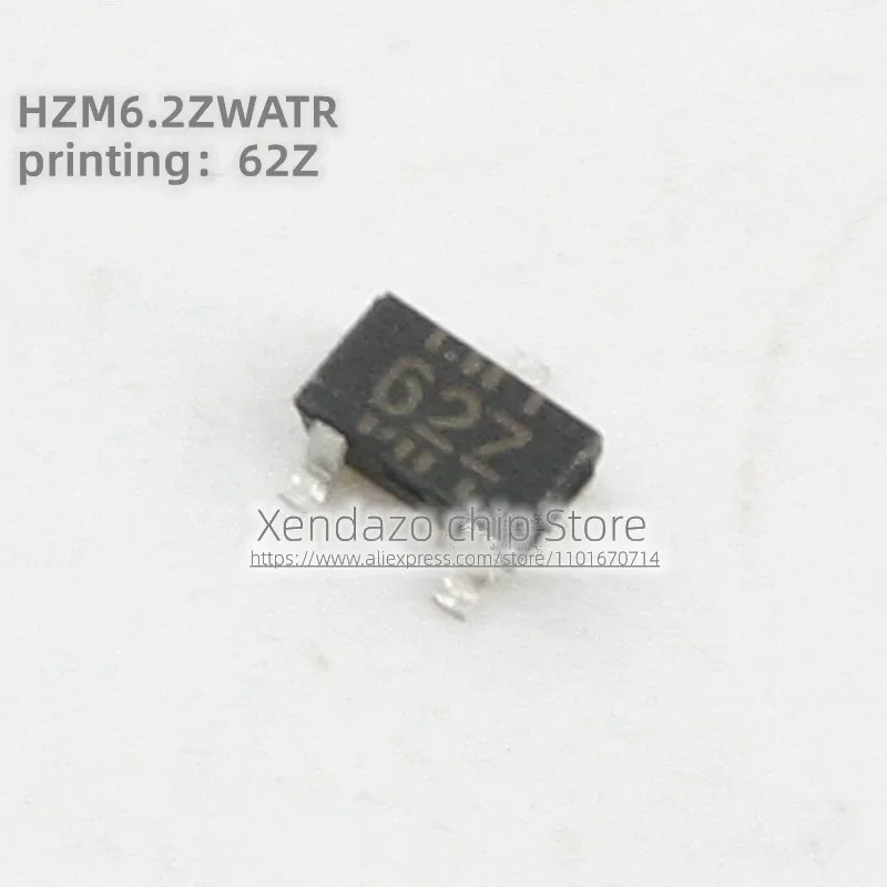 

10pcs/lot HZM6.2ZWATR HZM6.2ZWA SOT-23 package Silk screen printing 62Z Voltage stabilizing chip