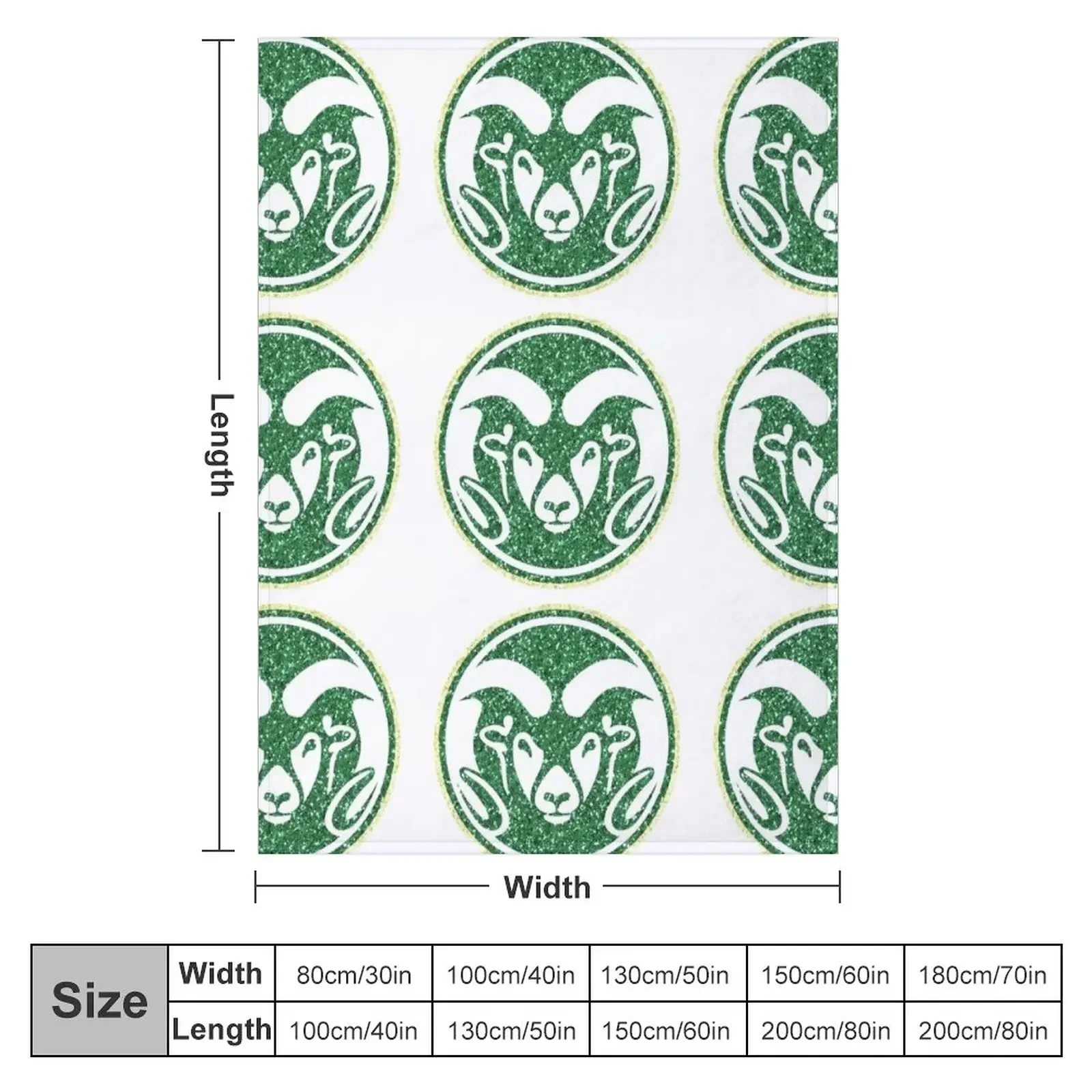 colorado state logo Throw Blanket couch cozy soft plush fuzzy picnic outdoor blanket