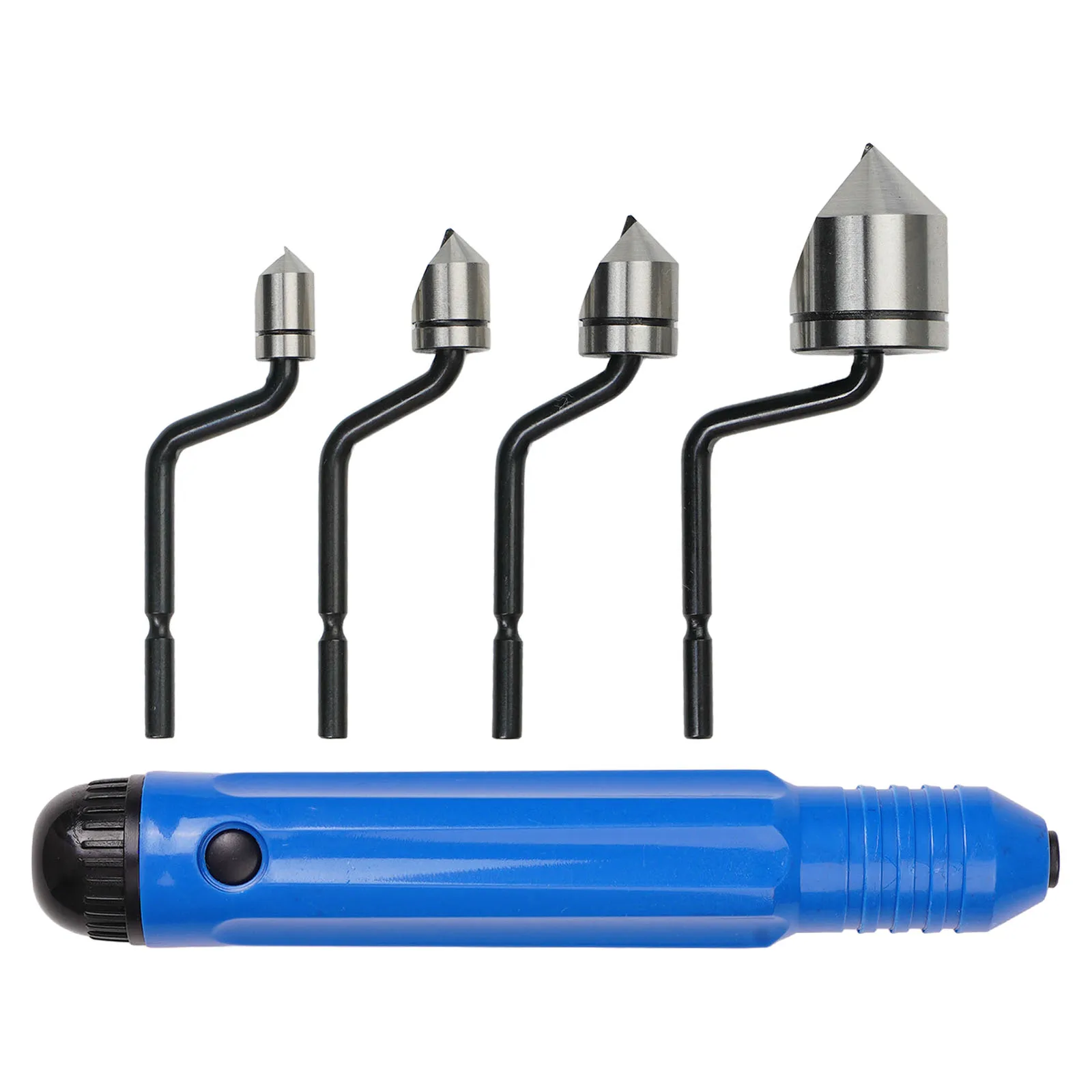 NB1000 Burr Handle and BC6301 BC8301 BC1041 BC1651 Chamfer Cutter Heads Set for Multiple Material Edge Finishing and Chamfering