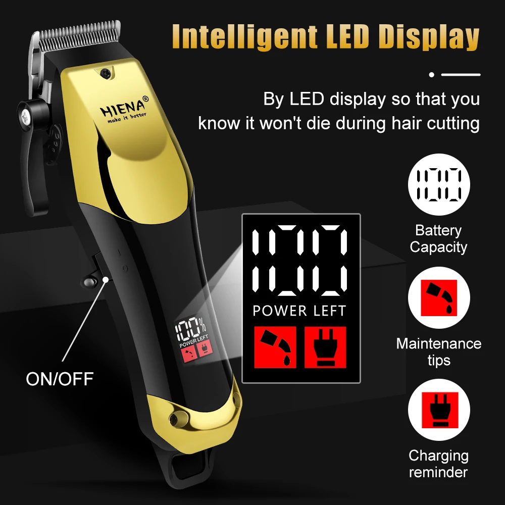 Advanced electric hair cutting machine, USB charging trimmer, delicately designed portable hair clipper, easy to use a gift